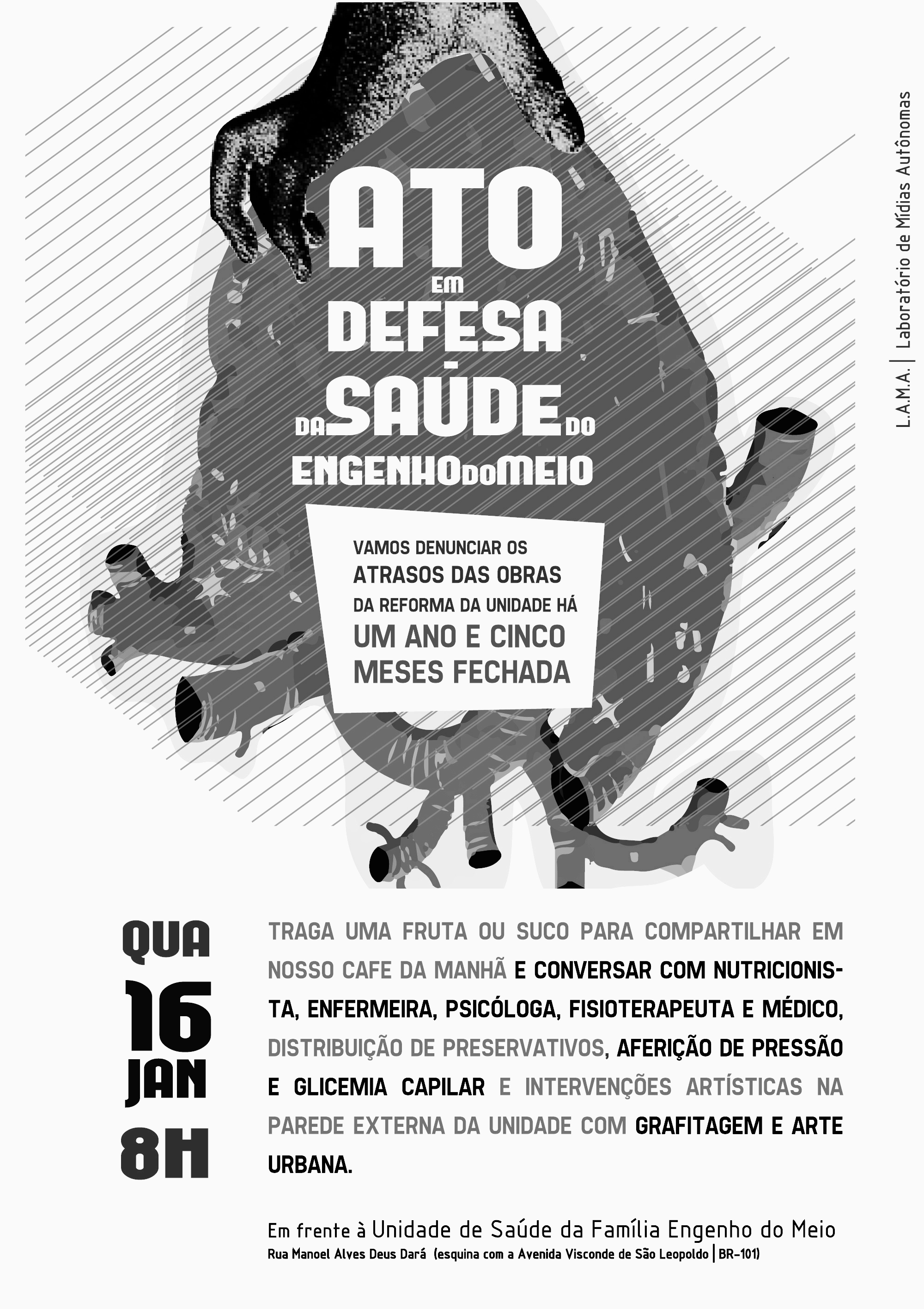 Leia mais sobre o artigo Ato em defesa da saúde do engenho do meio