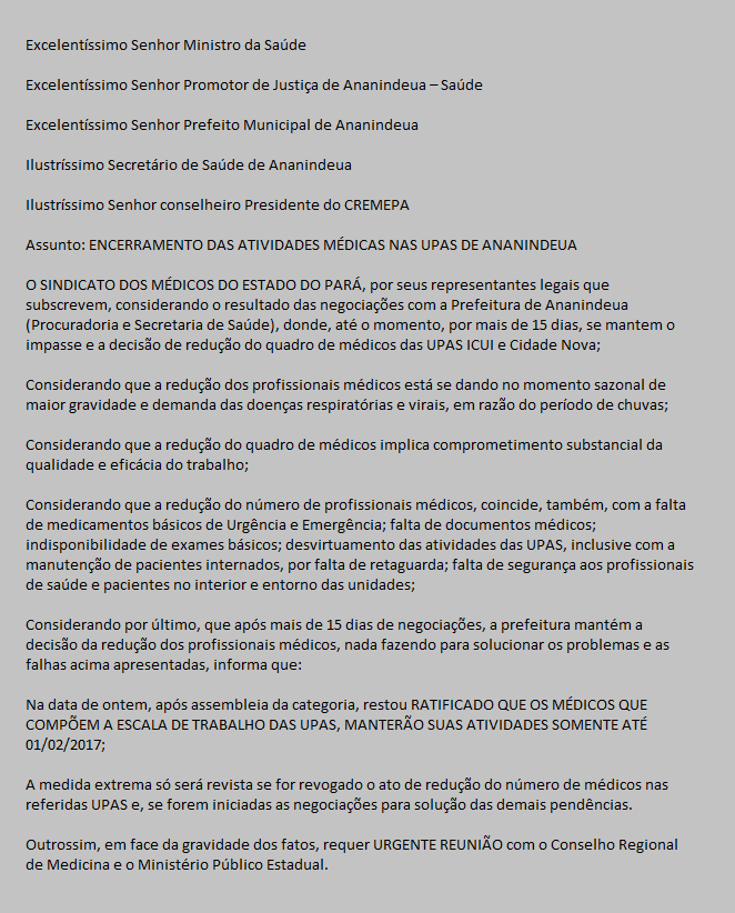 COMUNICADo