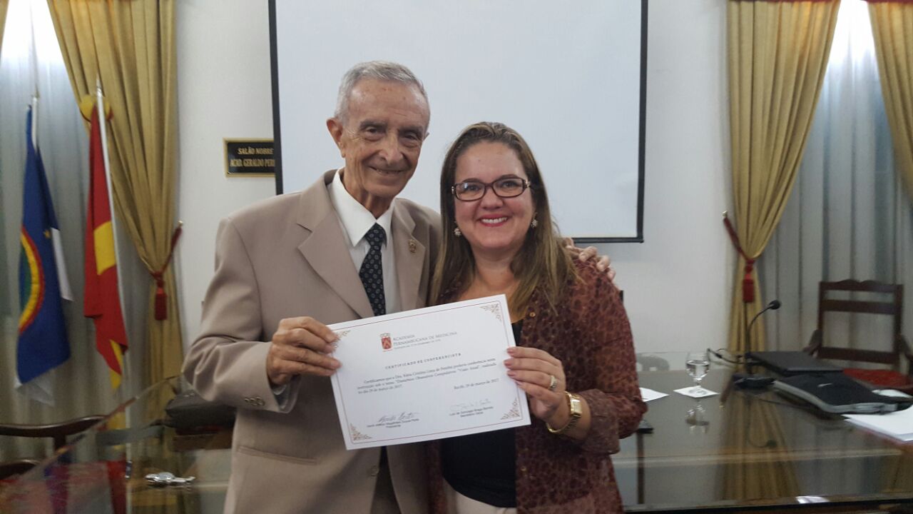 Leia mais sobre o artigo Simepe prestigia palestra na Academia Pernambucana de Medicina