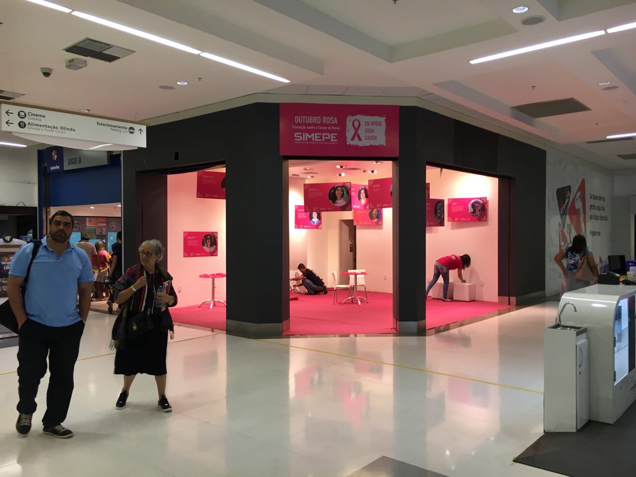 Leia mais sobre o artigo Simepe e Shopping Tacaruna realizam mutirão de atendimentos para celebrar o Outubro Rosa