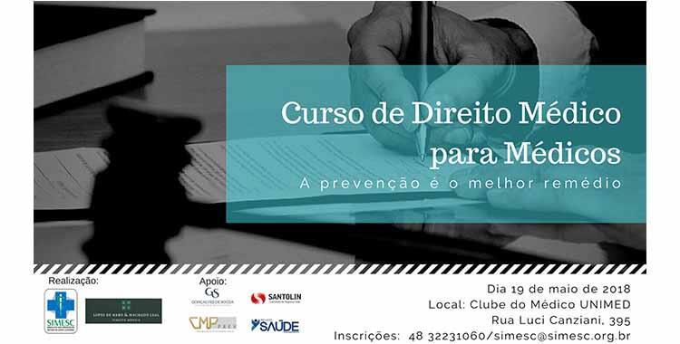 Leia mais sobre o artigo Faltam 10 dias para o Curso de Direito Médico para Médicos em Itajaí
