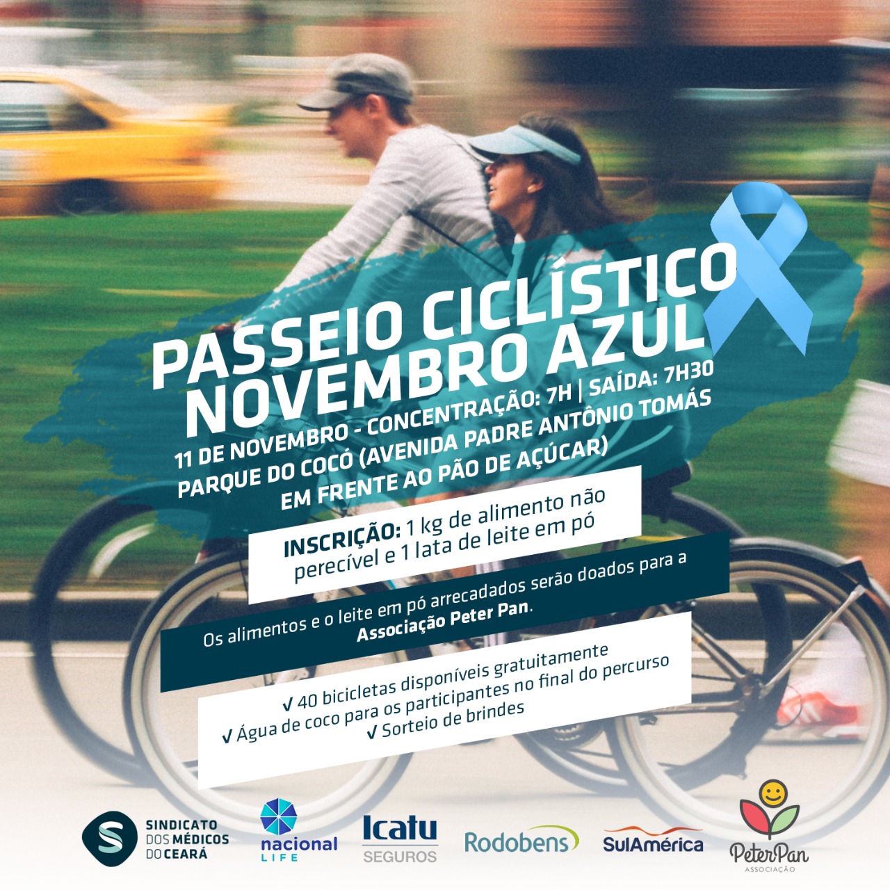 Leia mais sobre o artigo Sindicato dos Médicos realizará Passeio Ciclístico em prol da campanha do Novembro Azul