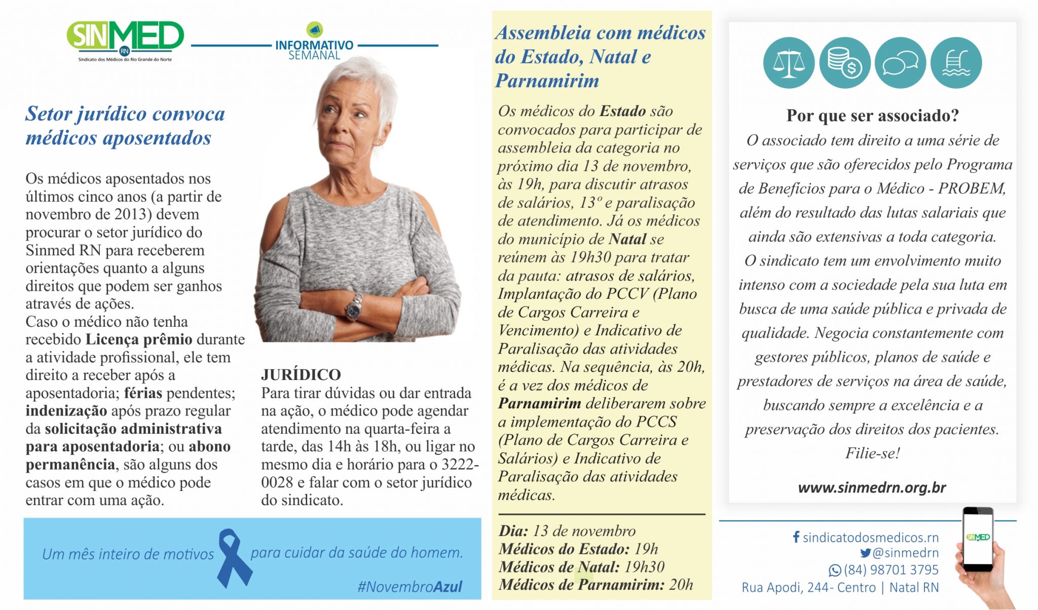 Leia mais sobre o artigo Coluna do Sinmed RN