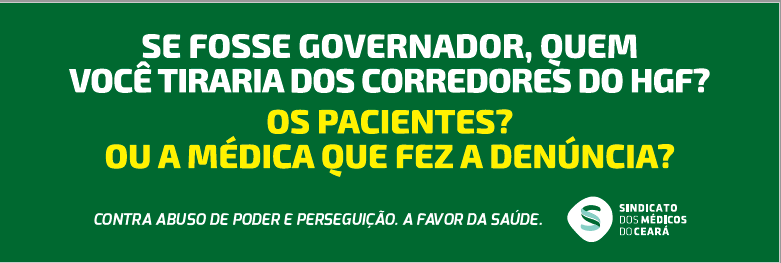 Leia mais sobre o artigo Sindicato dos Médicos lança campanha “Contra abuso de poder e perseguição. A favor da saúde”