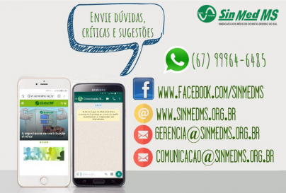 Leia mais sobre o artigo Sinmed MS cria mais um canal de comunicação