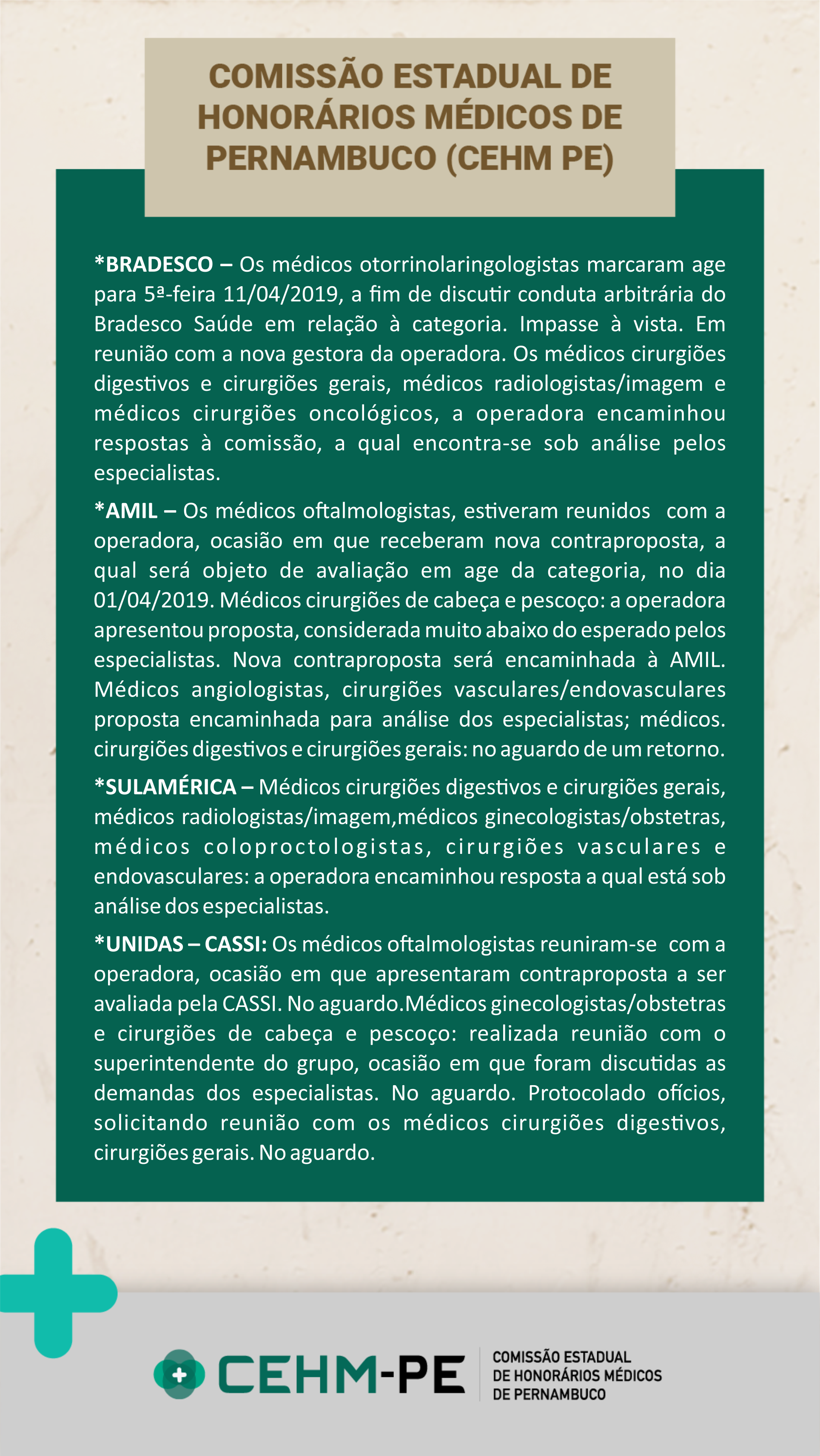 Leia mais sobre o artigo Confira a coluna da CEHM-PE desta semana (30/03/2019)