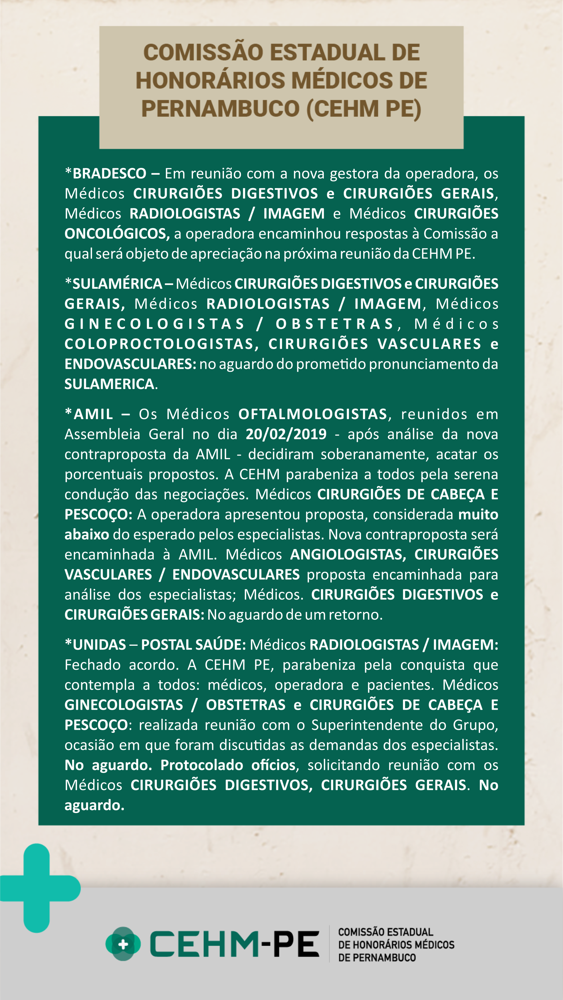 INFORME DA COMISSao