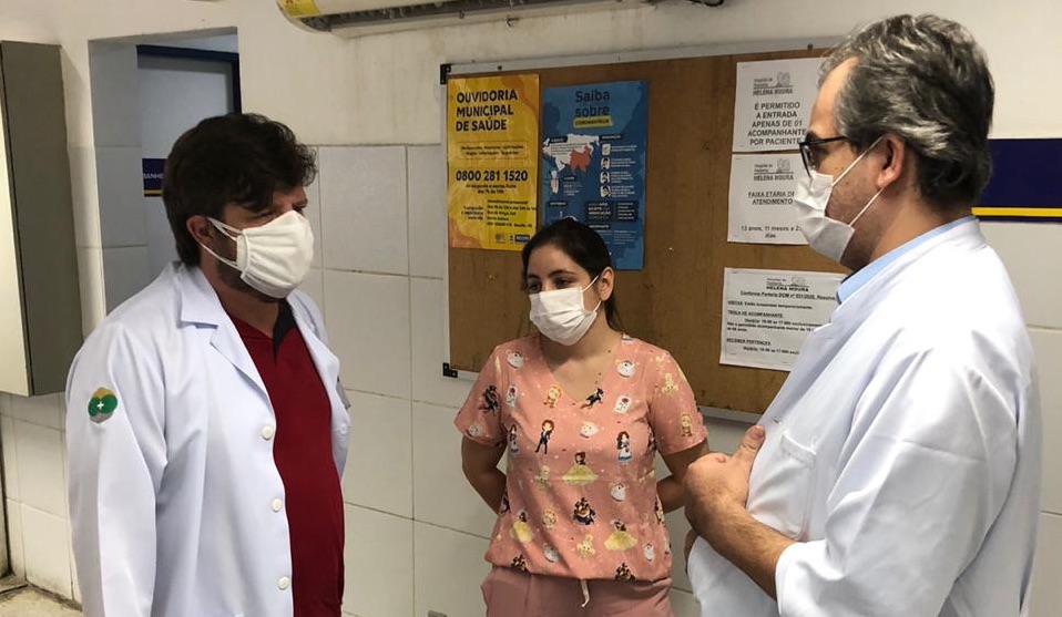 Leia mais sobre o artigo Simepe vistoria Helena Moura e verifica que não há respirador para atendimento na sala vermelha