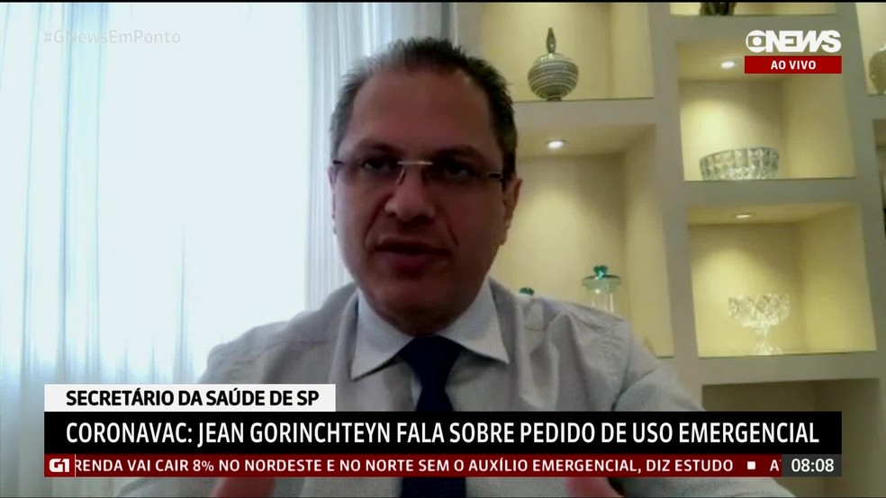 Leia mais sobre o artigo Dados da eficácia global da CoronaVac no Brasil serão apresentados pelo Butantan nesta terça, diz secretário da Saúde de SP