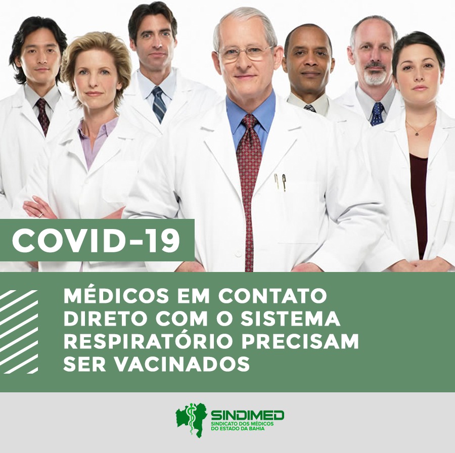 Leia mais sobre o artigo Médicos em contato direto com o sistema respiratório precisam ser vacinados