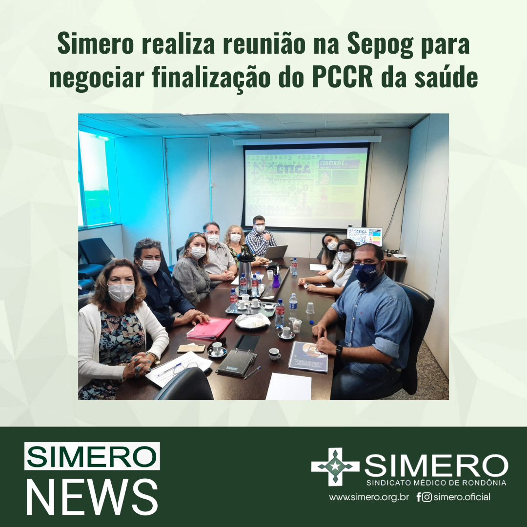 Leia mais sobre o artigo Simero realiza reunião na Sepog para negociar finalização do PCCR da saúde