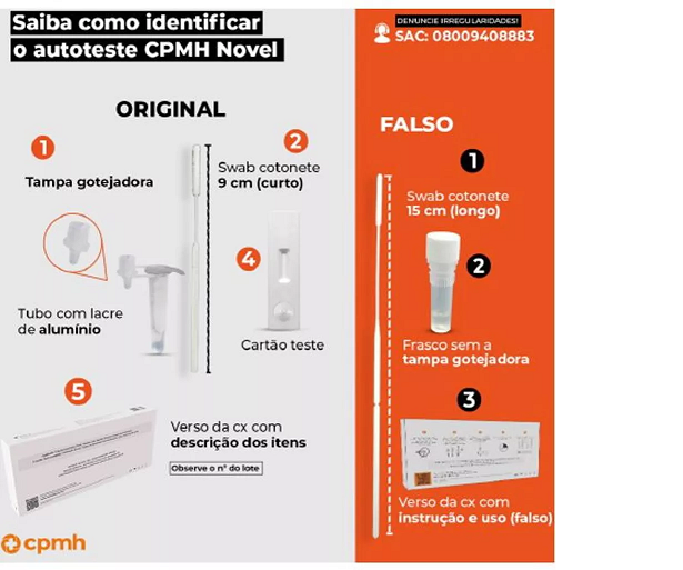 Leia mais sobre o artigo Anvisa manda apreender autoteste de Covid falsificado e faz alerta contra venda irregular na internet