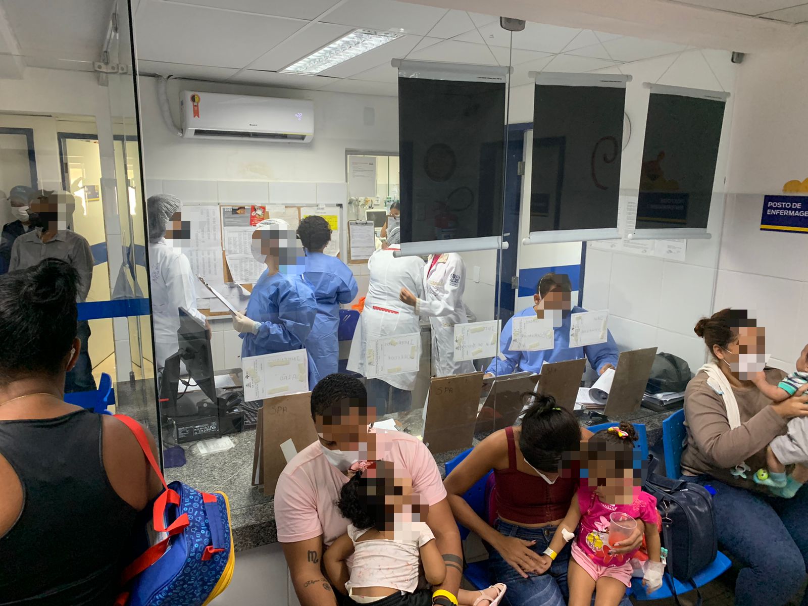 Leia mais sobre o artigo Simepe visita emergência do Helena Moura para verifica o caos da fila de espera por atendimentos